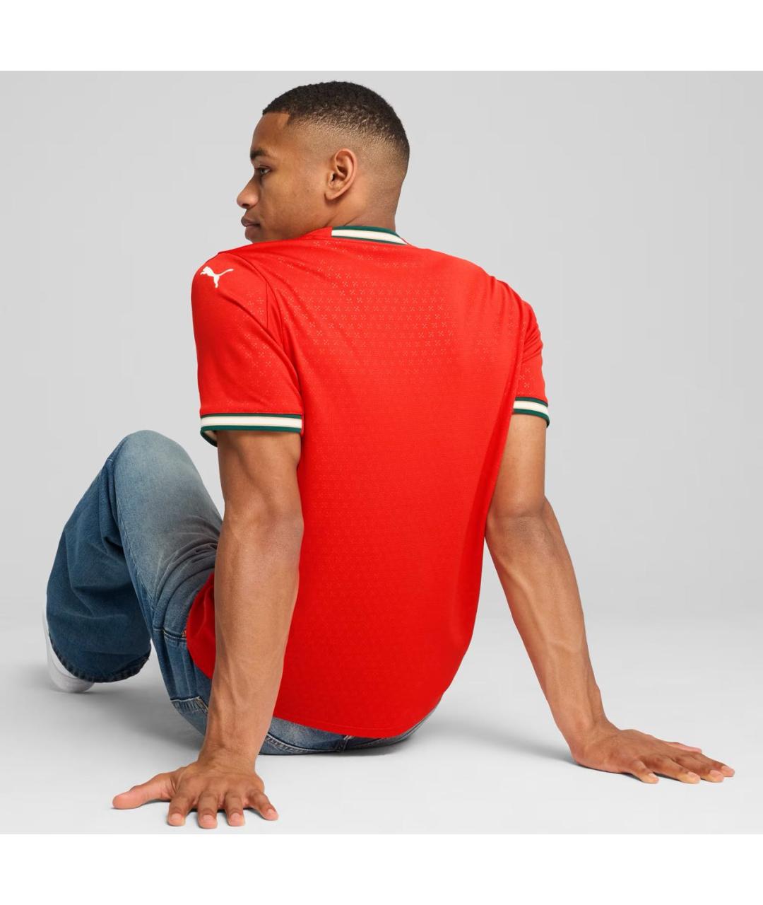 PUMA Красная синтетическая футболка, фото 4