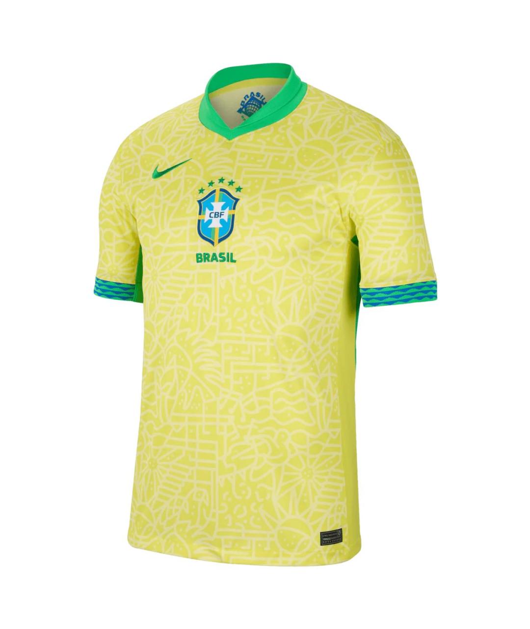 NIKE Желтая синтетическая футболка, фото 1