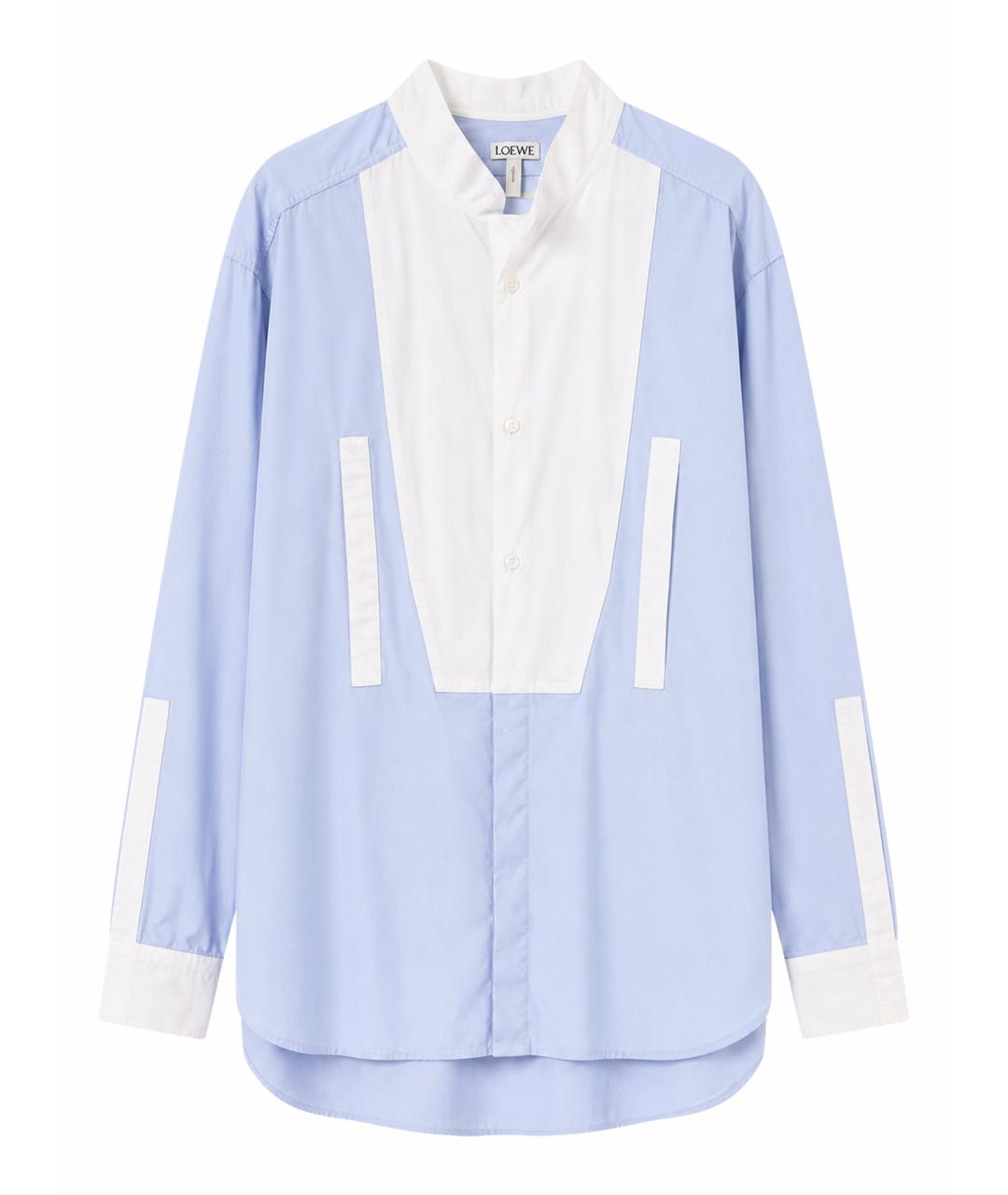 LOEWE Голубая хлопковая рубашка, фото 1