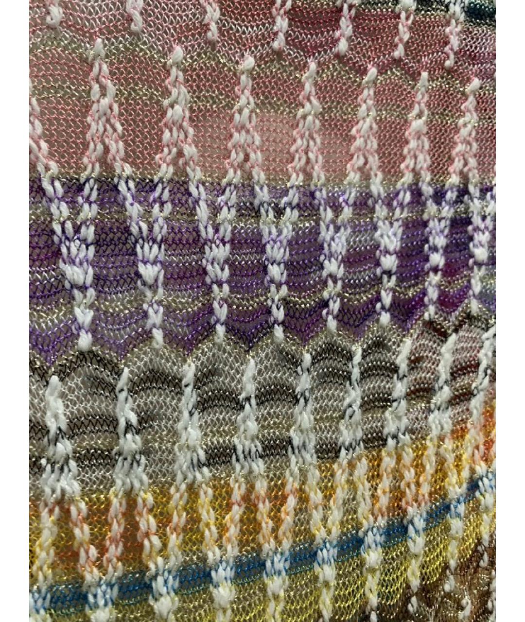 MISSONI Мульти хлопковое коктейльное платье, фото 5