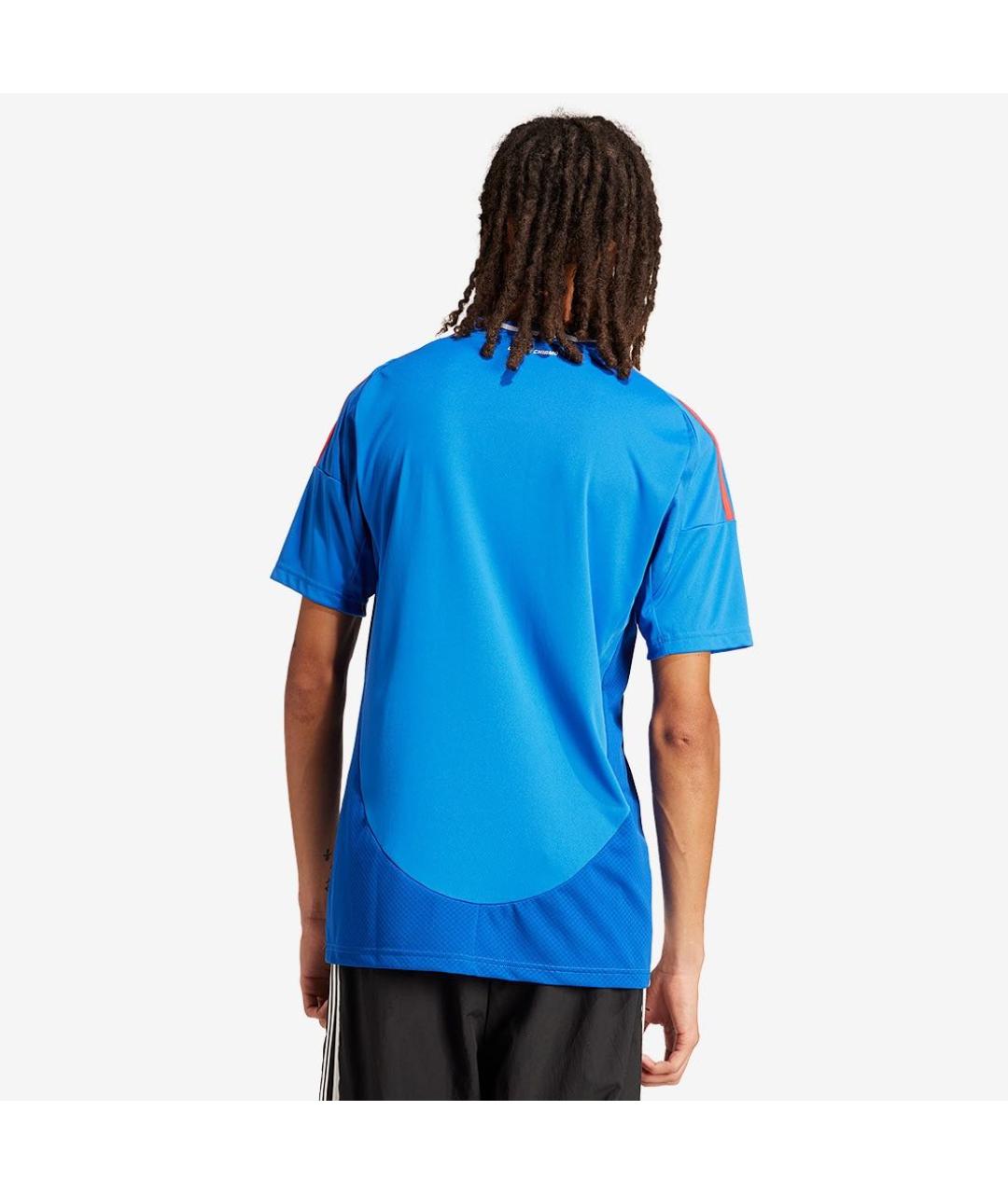 ADIDAS Синяя синтетическая футболка, фото 6
