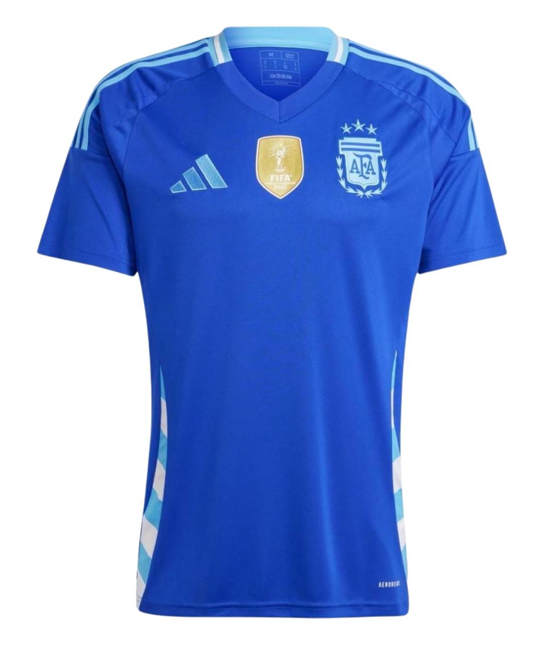 ADIDAS Синяя синтетическая футболка, фото 1