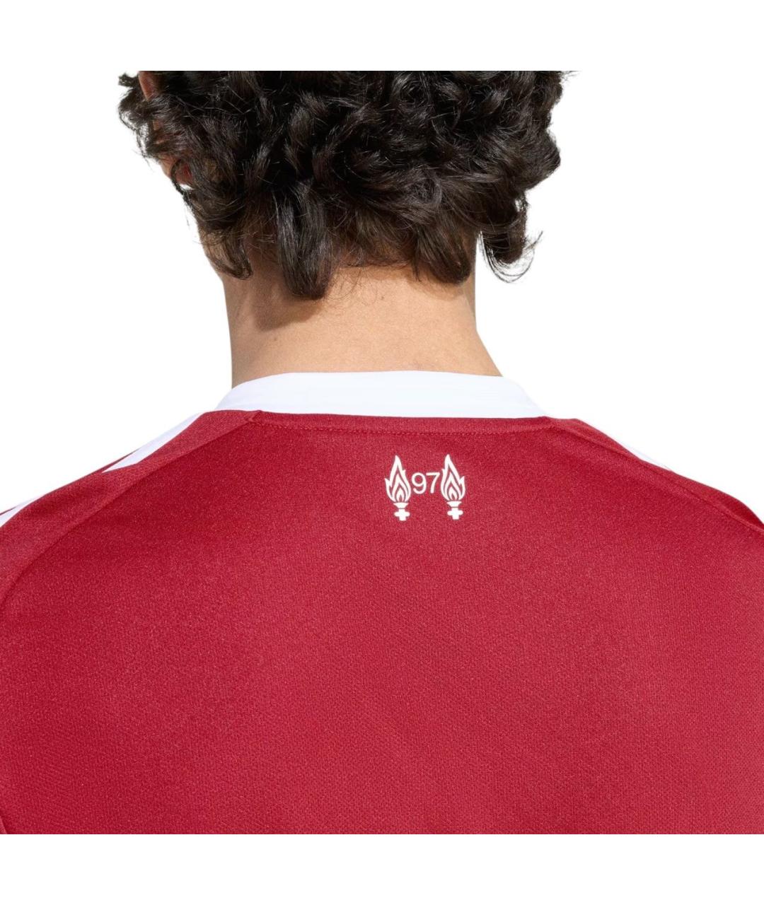 ADIDAS Красная синтетическая футболка, фото 5