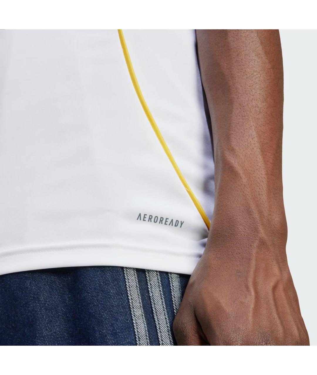 ADIDAS Белая синтетическая футболка, фото 5