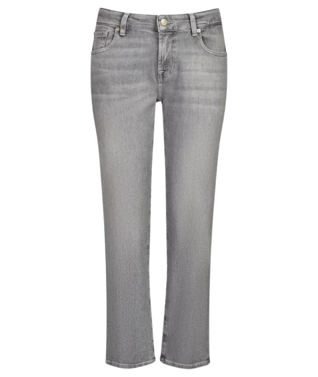 7 FOR ALL MANKIND Хлопковые прямые джинсы, фото 1