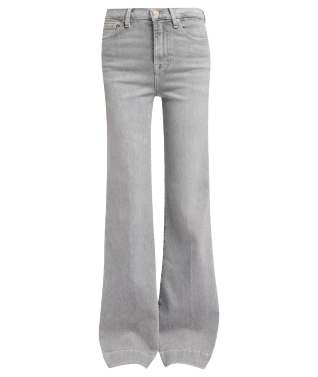7 FOR ALL MANKIND Хлопковые прямые джинсы, фото 1