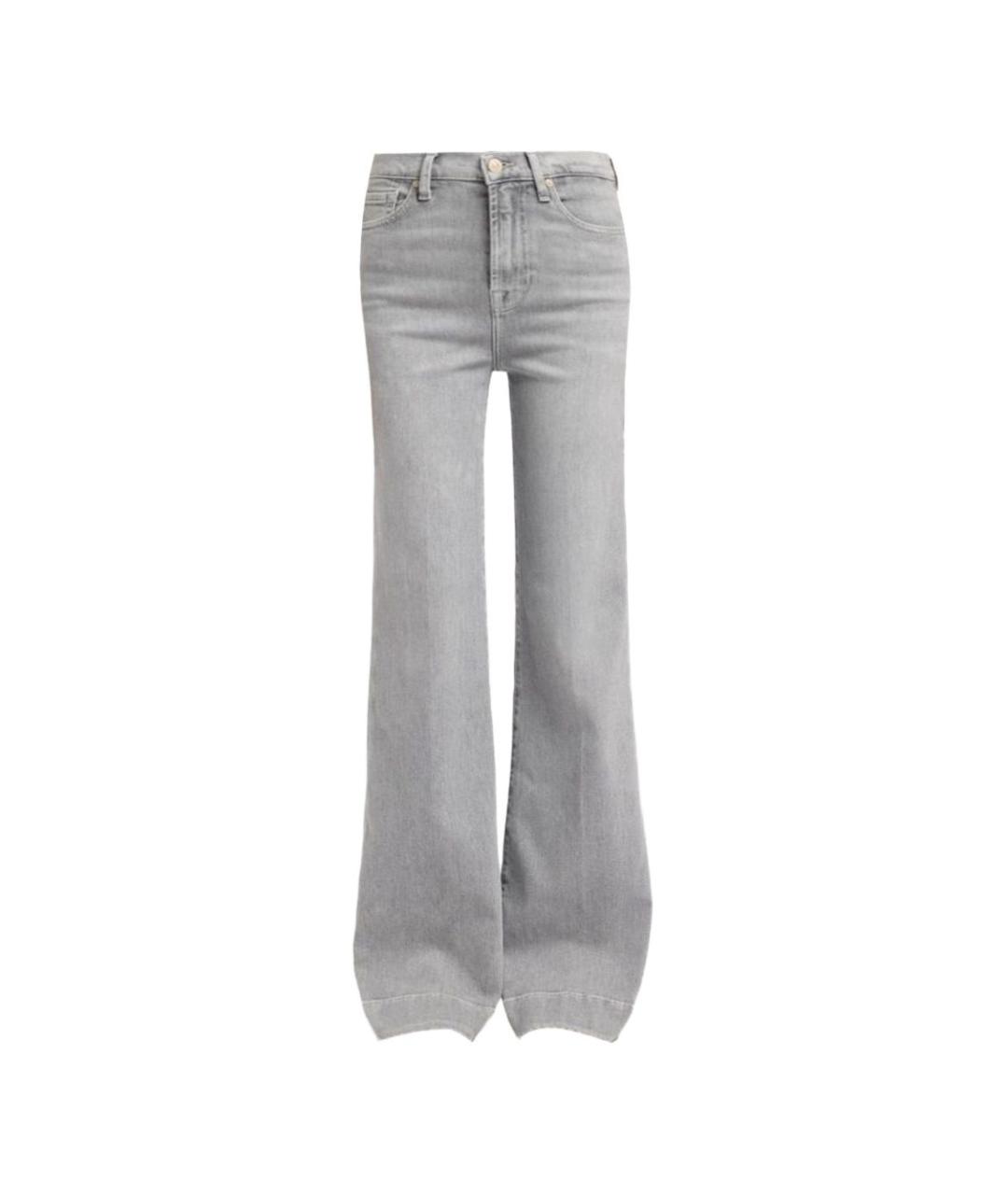 7 FOR ALL MANKIND Хлопковые прямые джинсы, фото 3