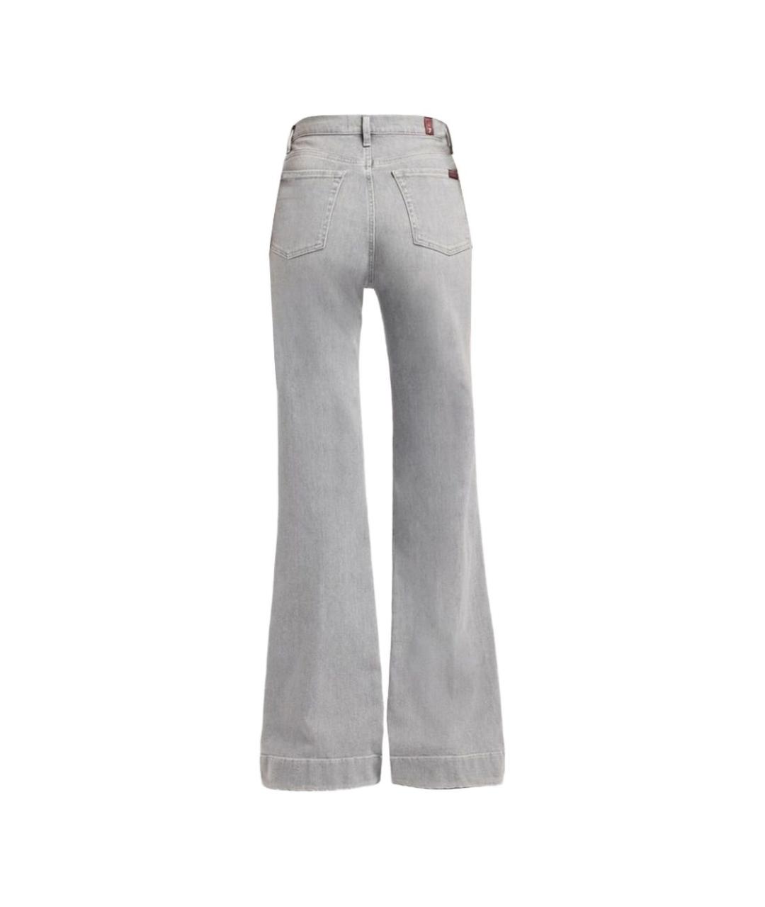 7 FOR ALL MANKIND Хлопковые прямые джинсы, фото 2