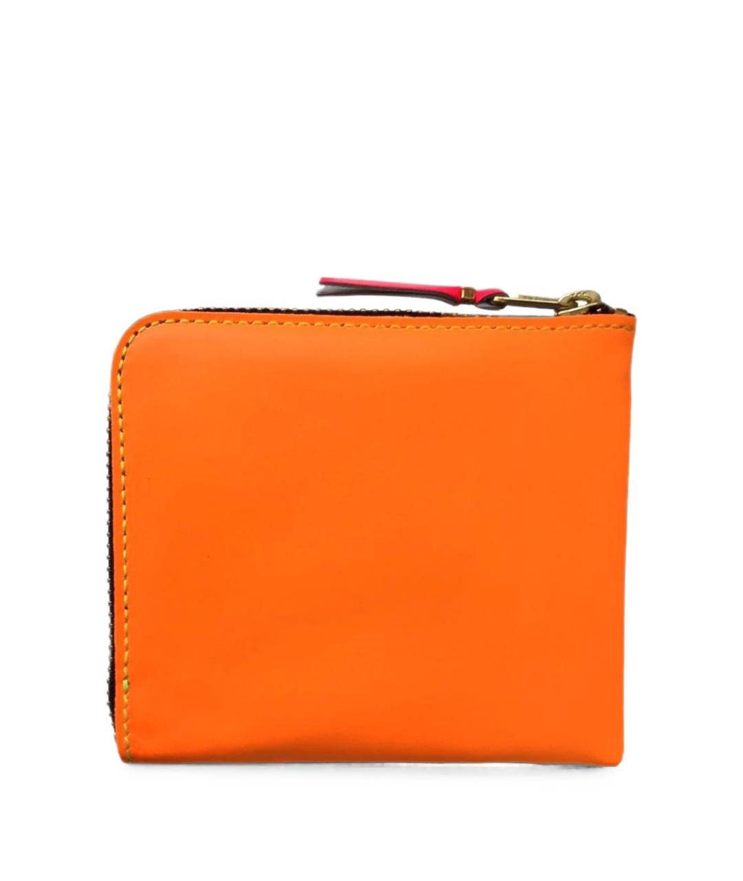 COMME DES GARÇONS WALLET Желтый кожаный кошелек, фото 3