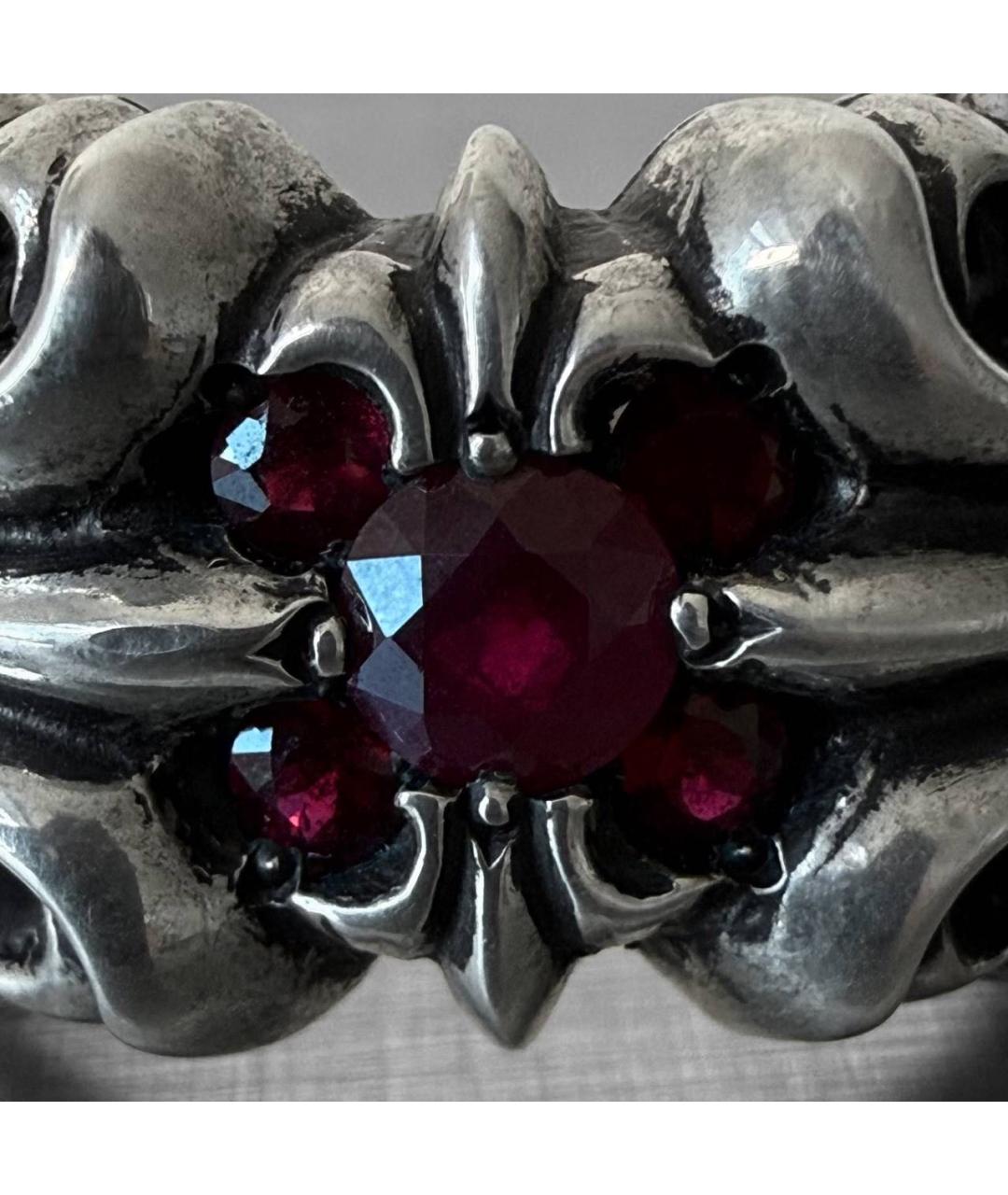 CHROME HEARTS Серебряное серебряное кольцо, фото 3
