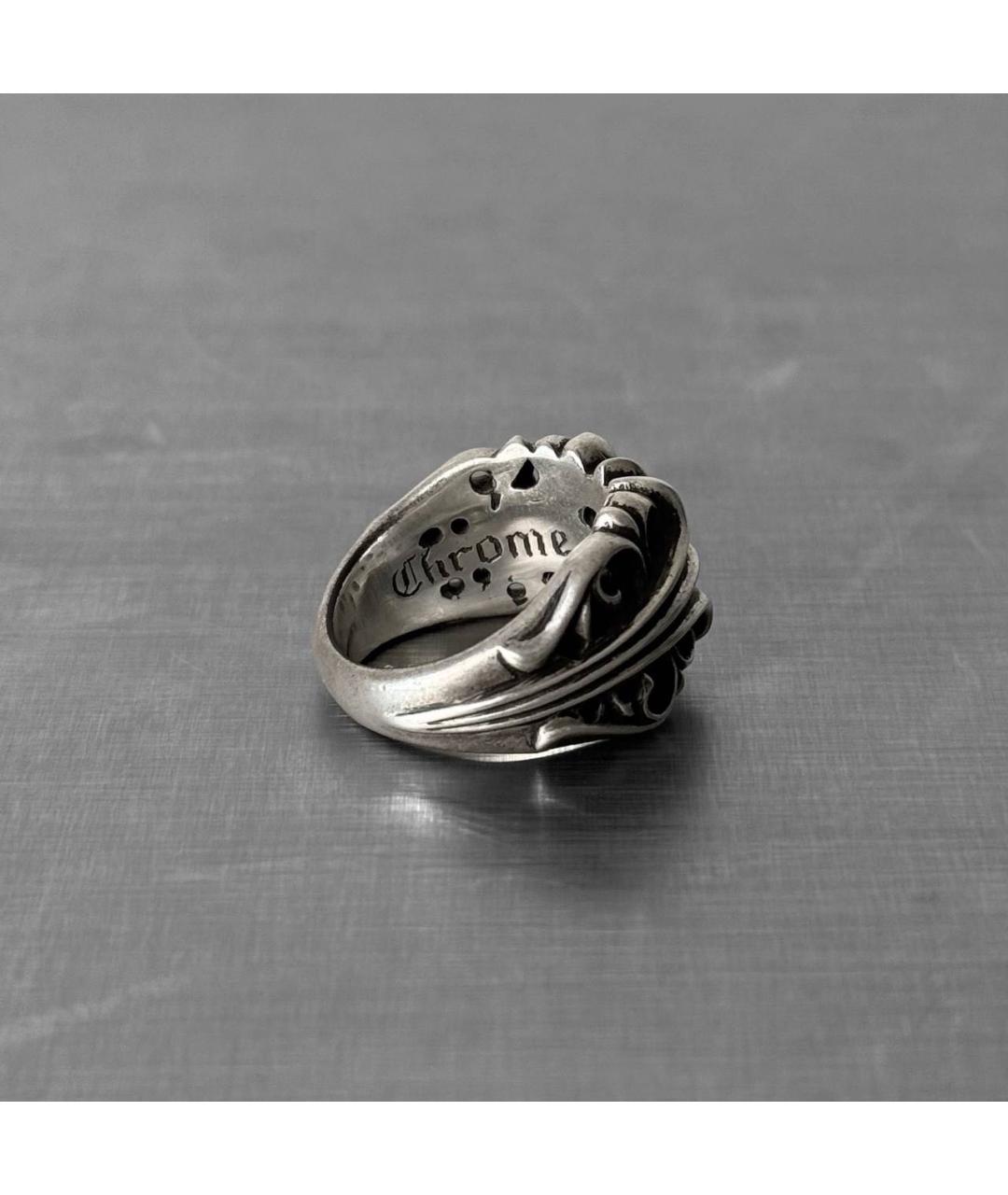 CHROME HEARTS Серебряное серебряное кольцо, фото 4