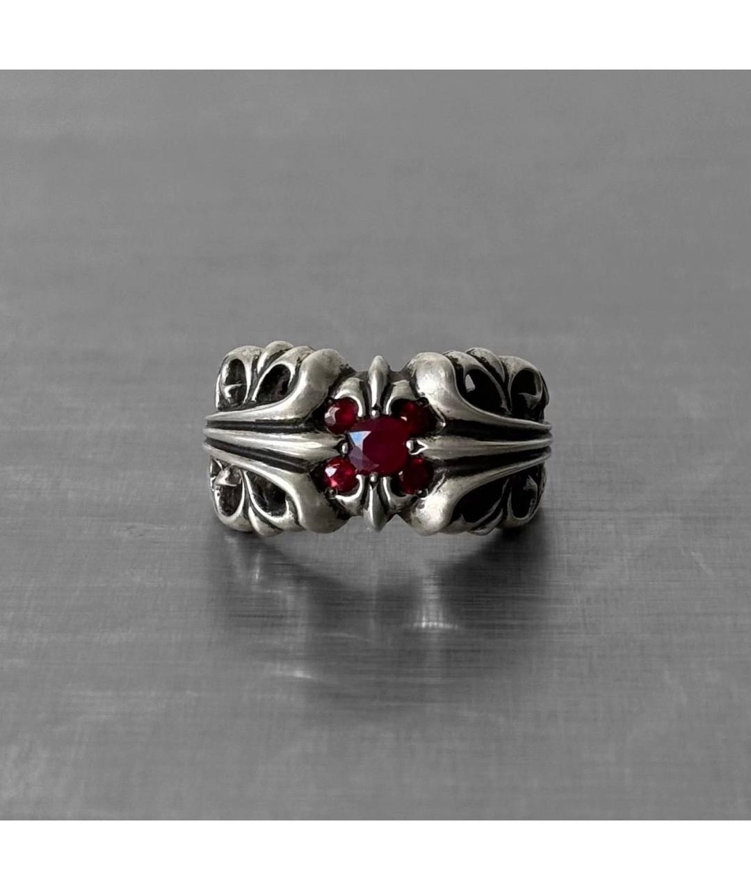 CHROME HEARTS Серебряное серебряное кольцо, фото 6