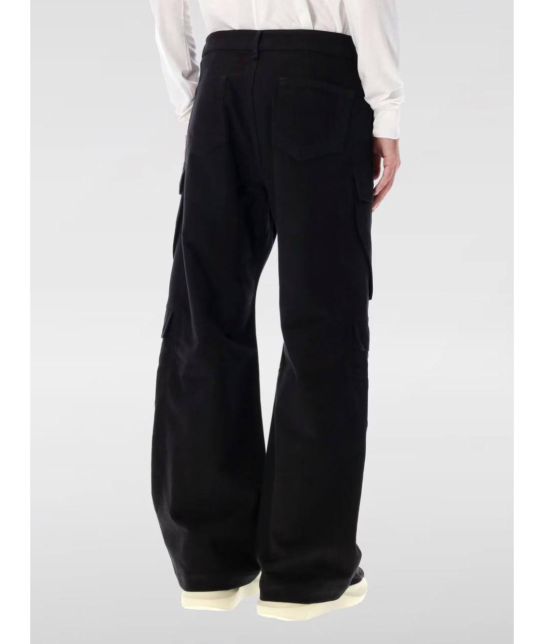 RICK OWENS Хаки хлопковые повседневные брюки, фото 4
