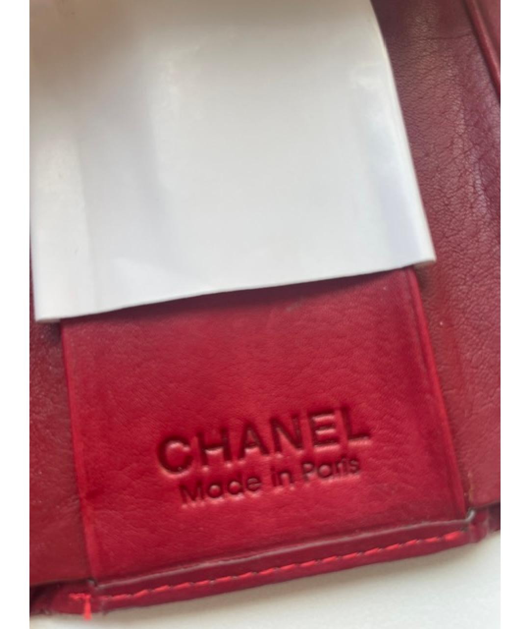 CHANEL Бордовая ключница, фото 3