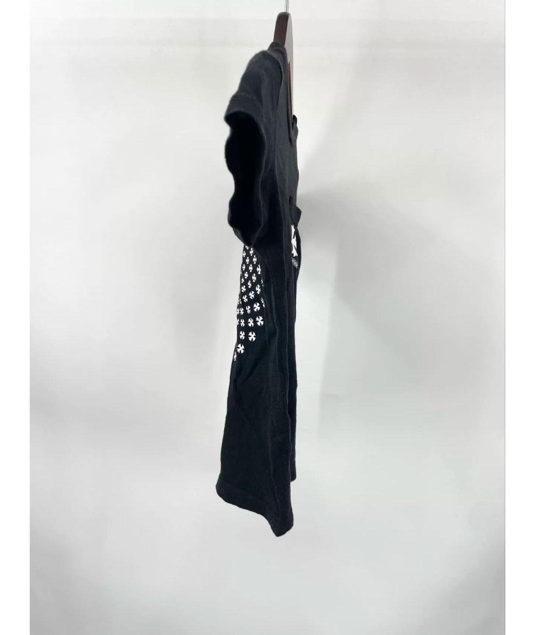 CHROME HEARTS Черная хлопковая футболка, фото 8
