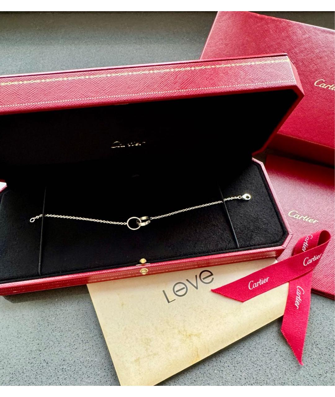 CARTIER Серебряный браслет из белого золота, фото 5