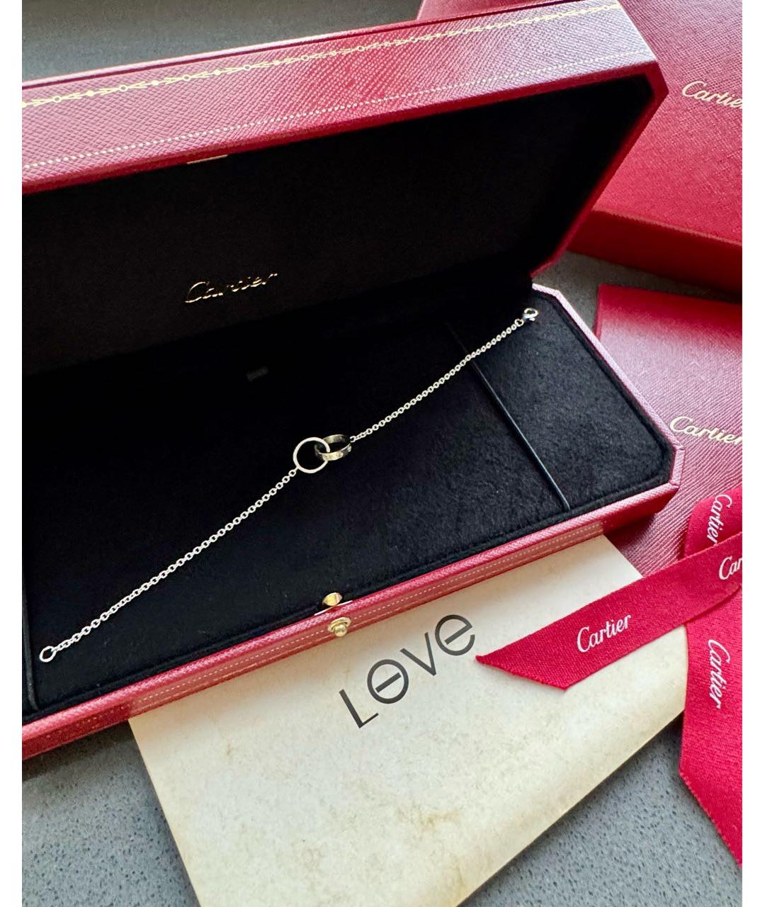 CARTIER Серебряный браслет из белого золота, фото 3
