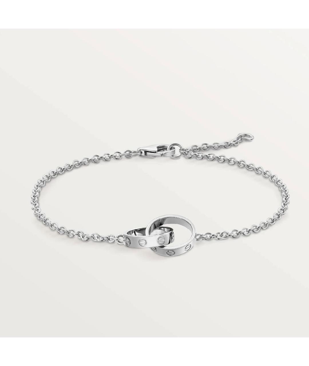 CARTIER Серебряный браслет из белого золота, фото 8