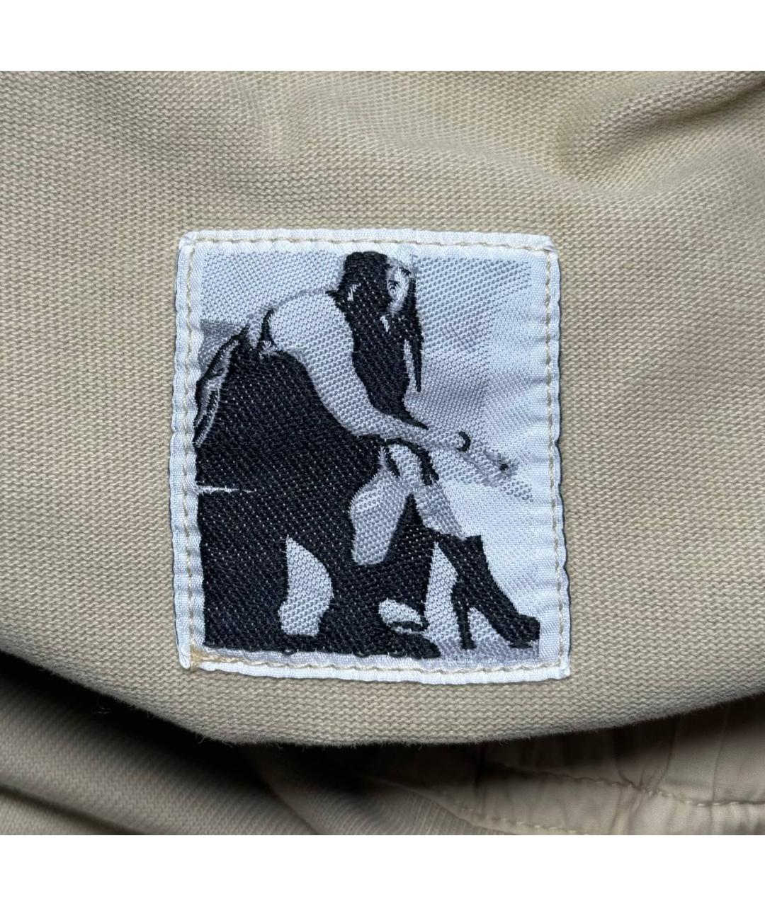 RICK OWENS Бежевые хлопковые повседневные брюки, фото 6