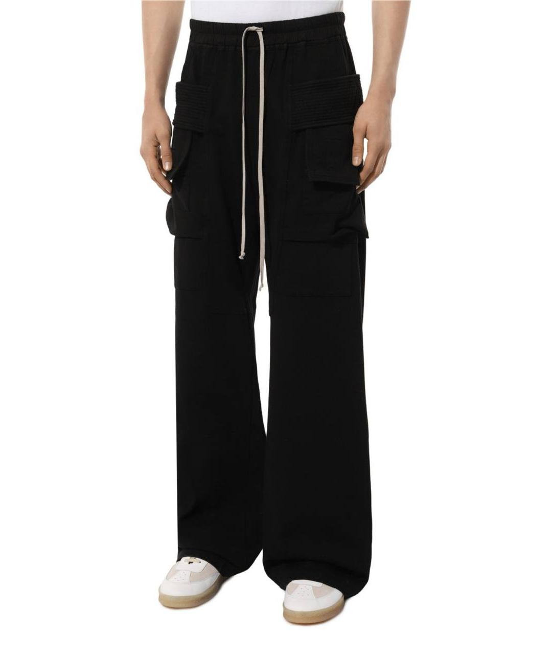 RICK OWENS Бежевые хлопковые повседневные брюки, фото 2