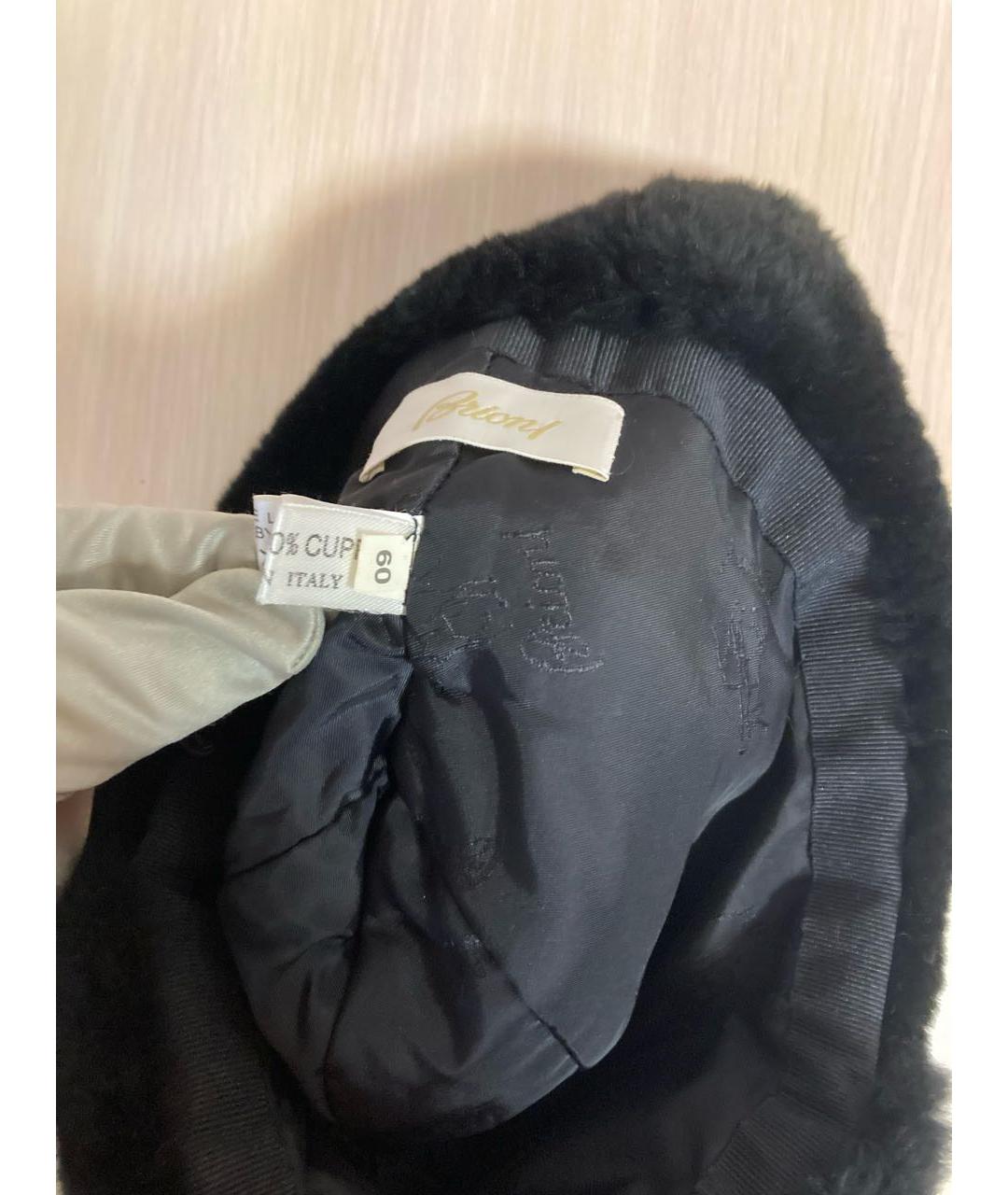 BRIONI Черная шапка, фото 6