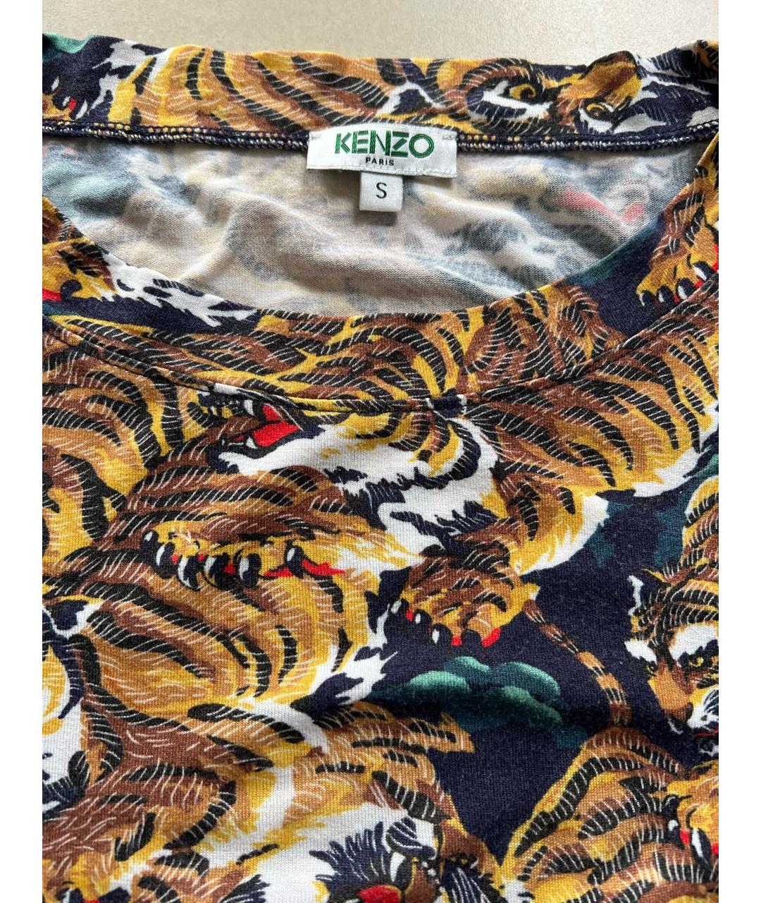 KENZO Мульти вискозная футболка, фото 3