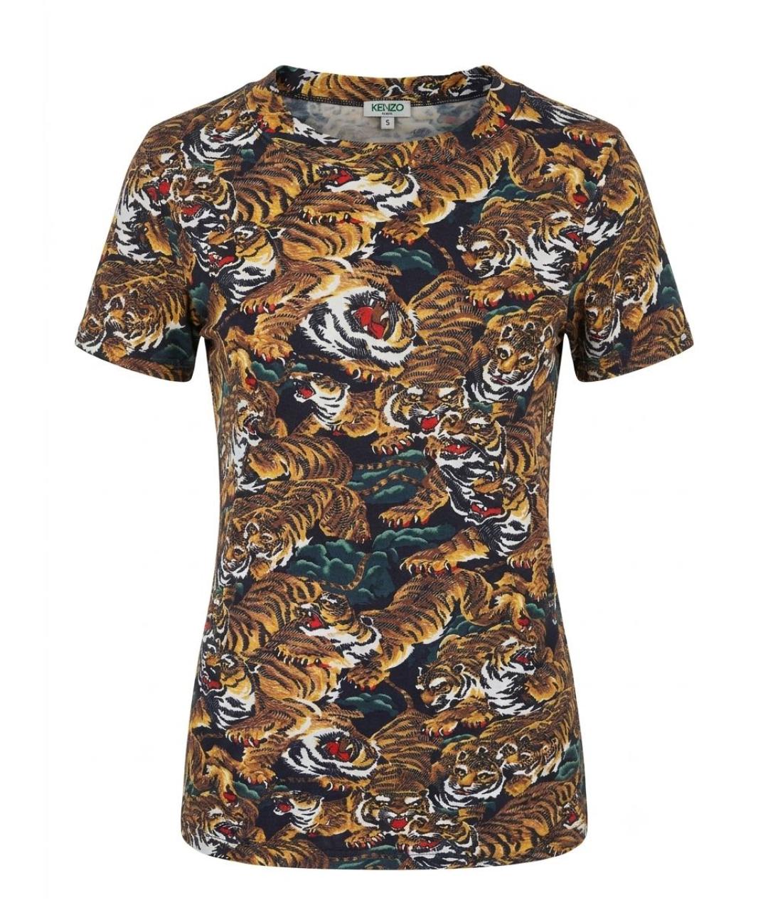 KENZO Мульти вискозная футболка, фото 1
