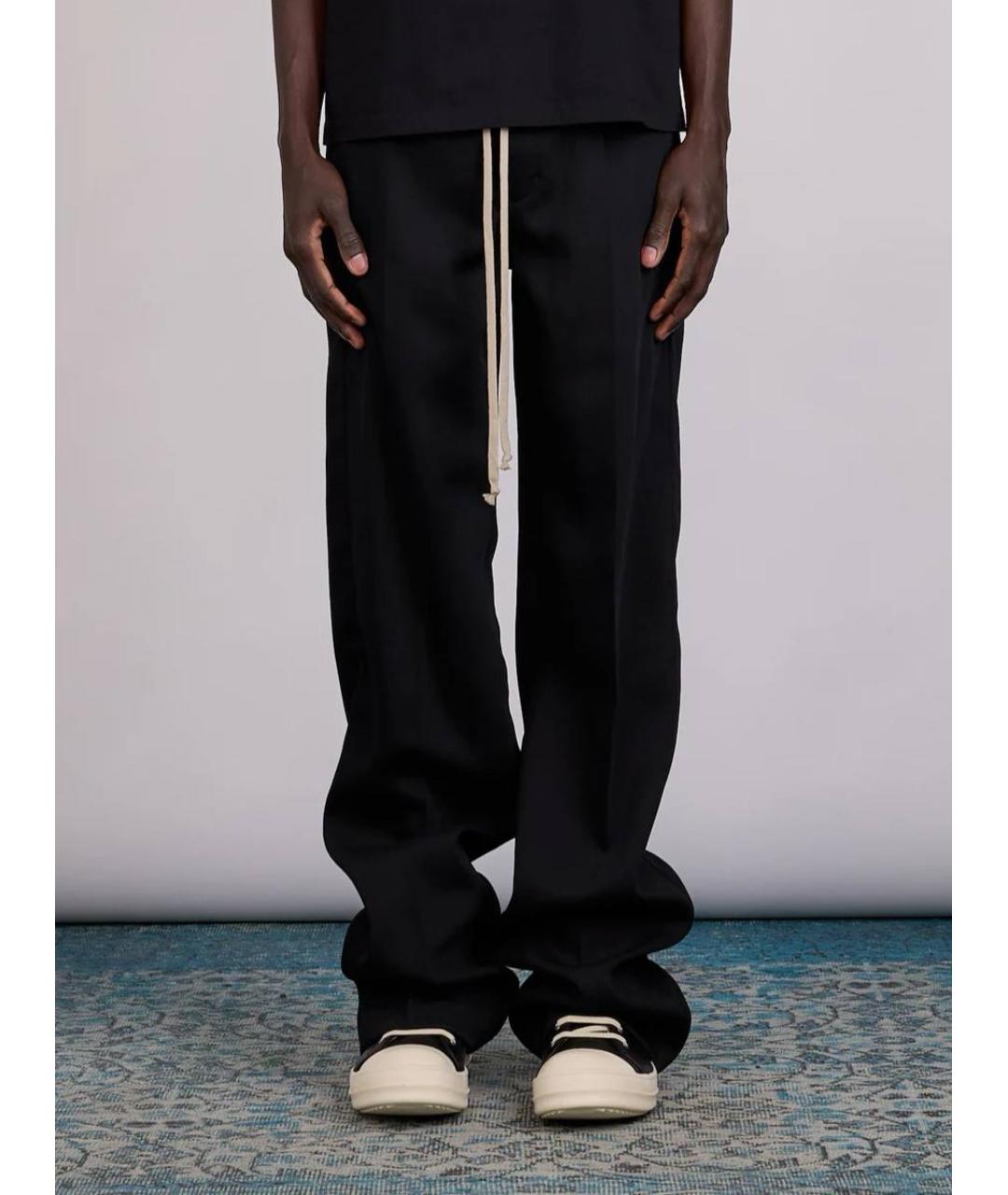 RICK OWENS DRKSHDW Черные повседневные брюки, фото 2