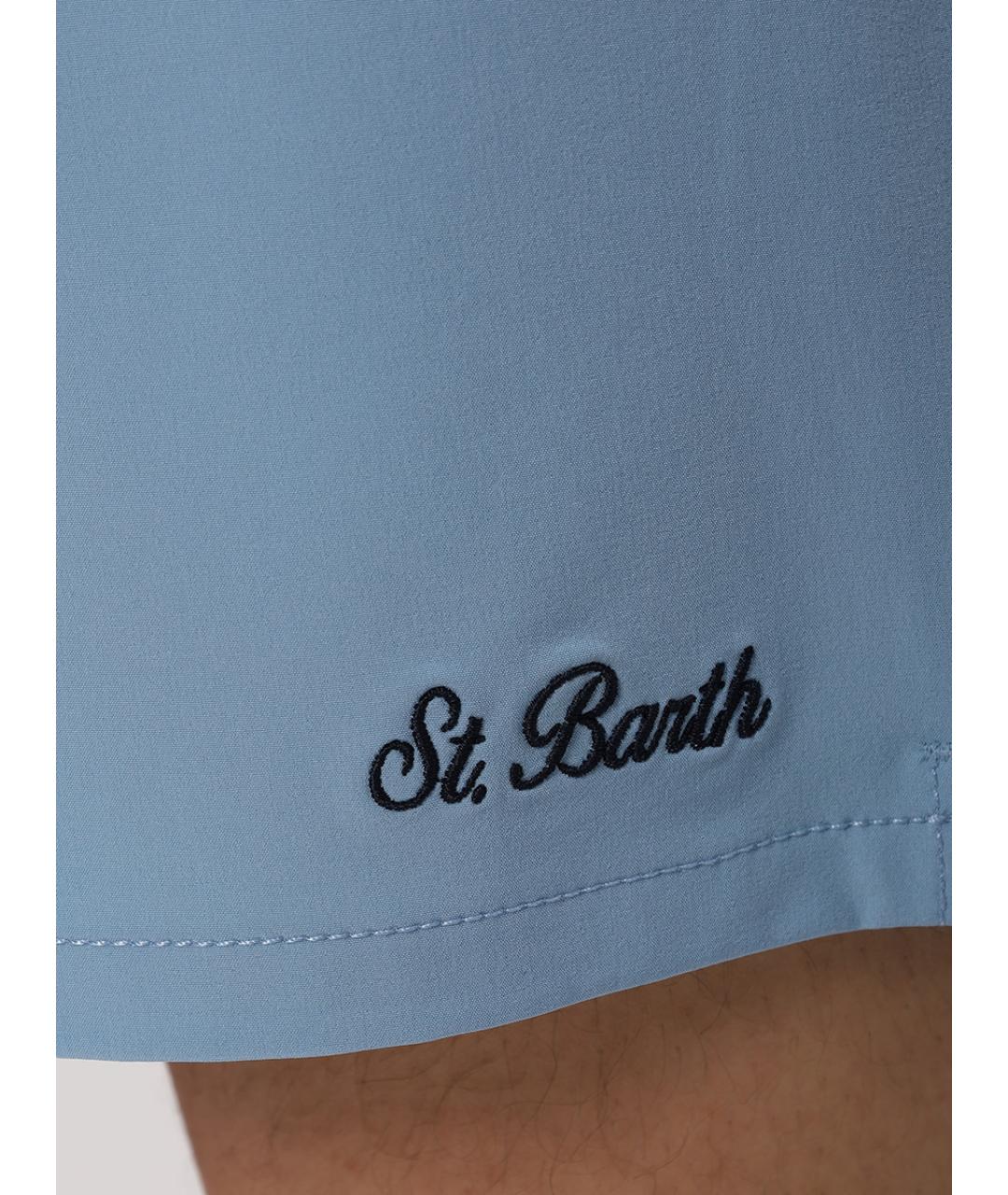 MC2 SAINT BARTH Голубые шорты, фото 4