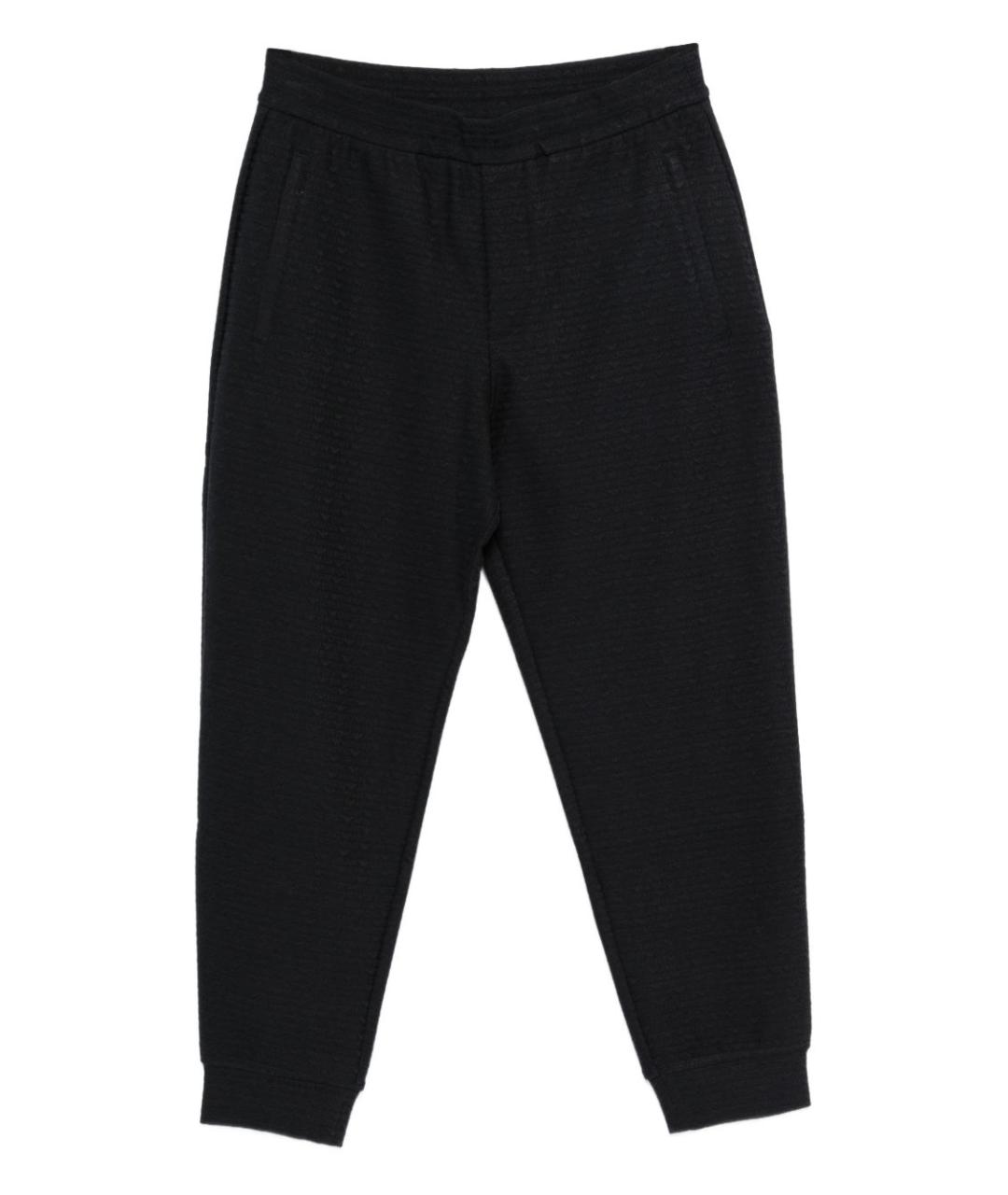 EMPORIO ARMANI Синие хлопковые повседневные брюки, фото 1