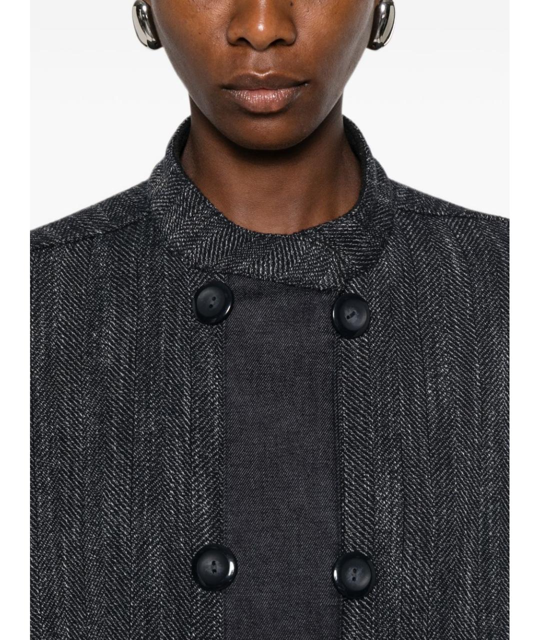 EMPORIO ARMANI Серая шерстяная куртка, фото 2