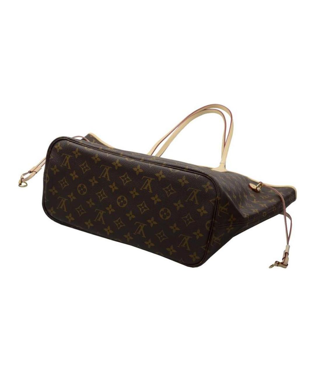LOUIS VUITTON Коричневая канва сумка через плечо, фото 5