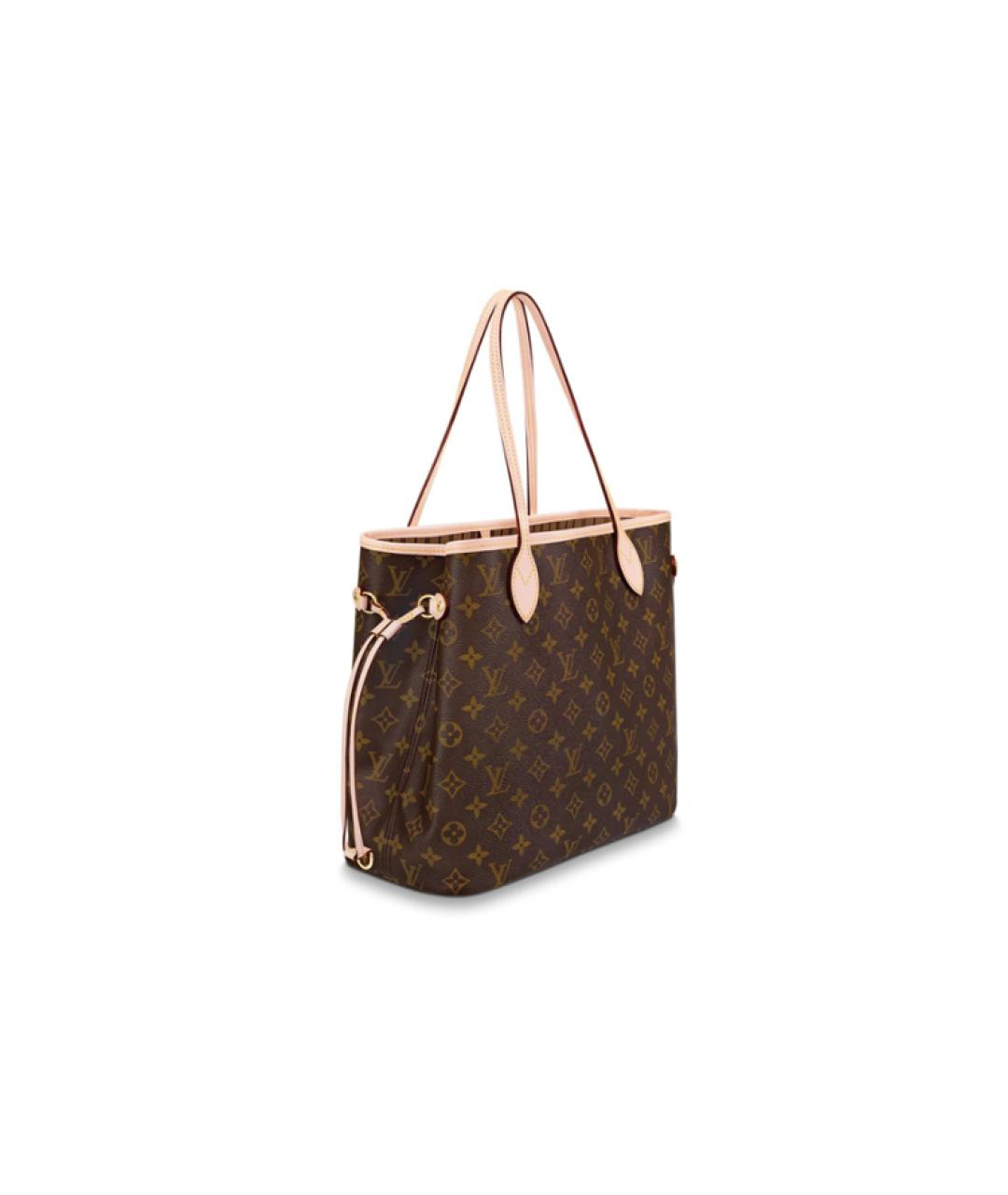 LOUIS VUITTON Коричневая канва сумка через плечо, фото 3