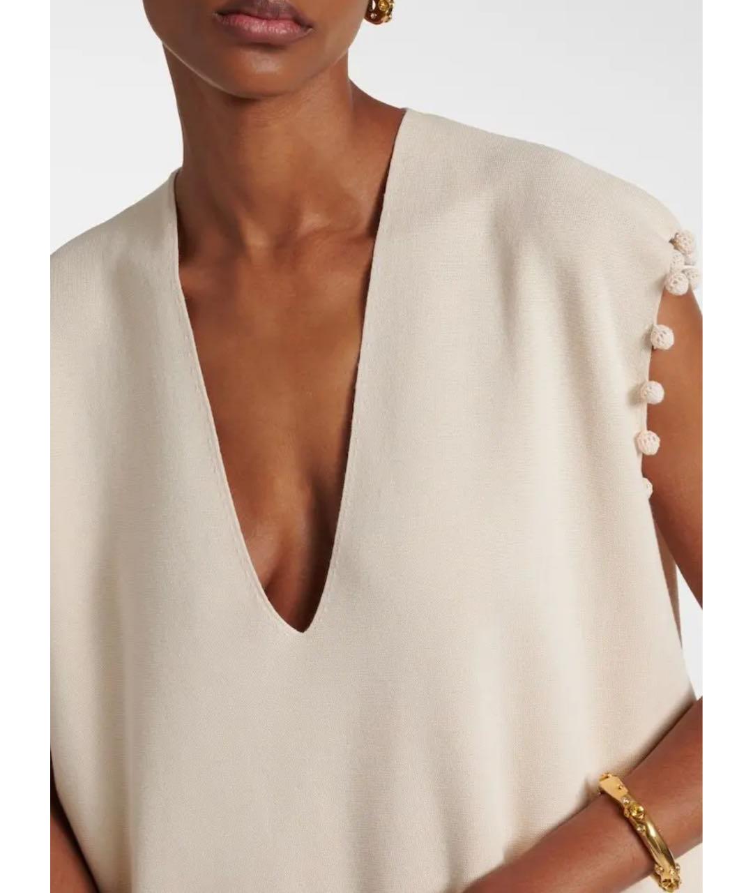 MAX MARA Бежевое платье, фото 4