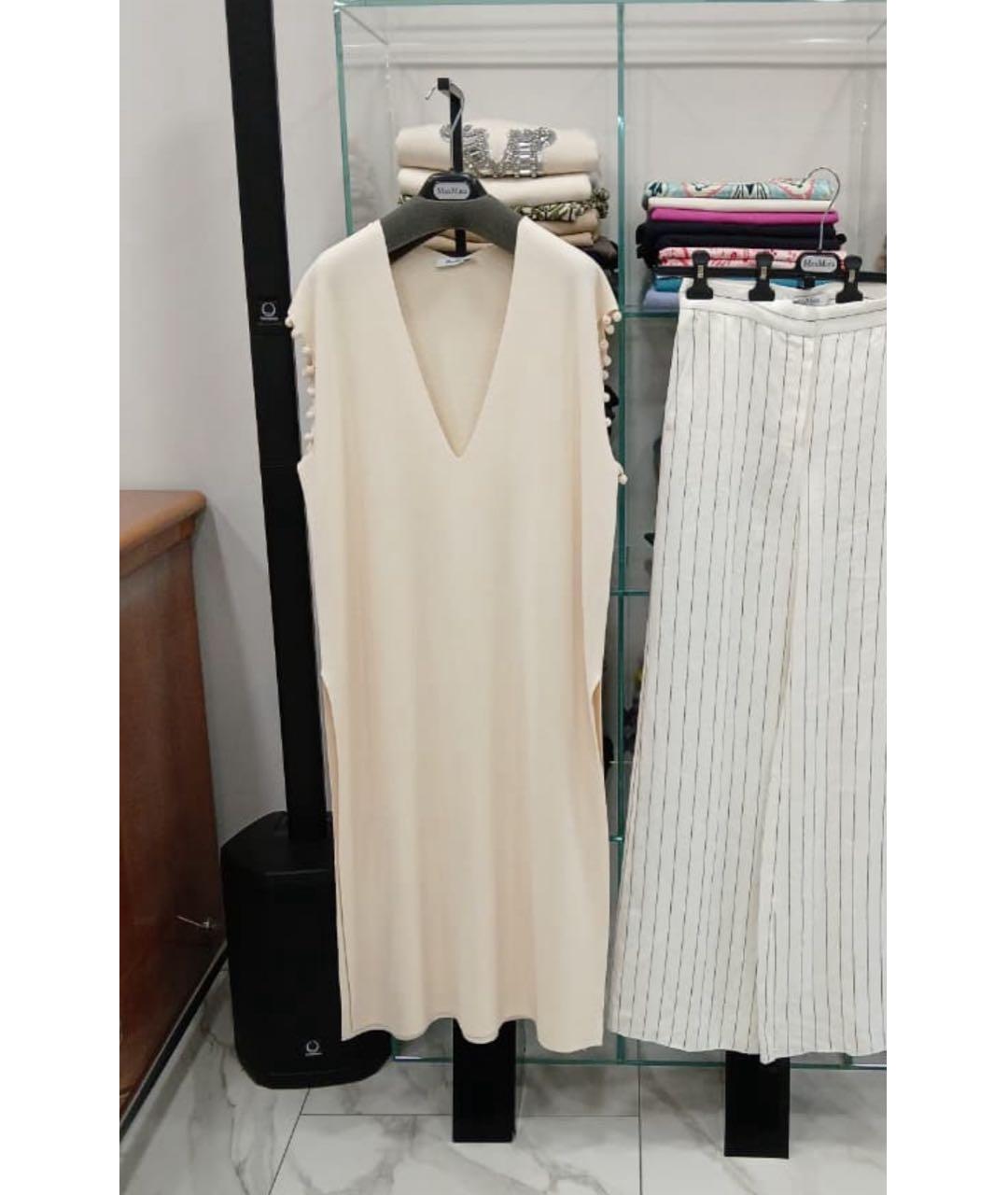 MAX MARA Бежевое платье, фото 7