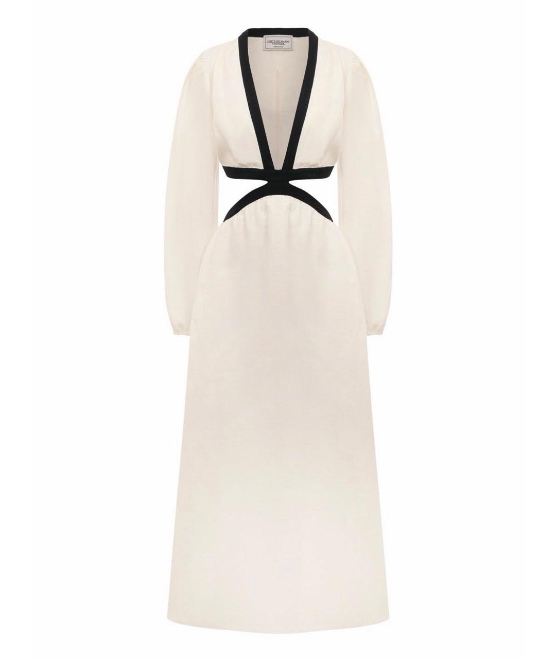FORTE COUTURE Белое льняное платье, фото 1
