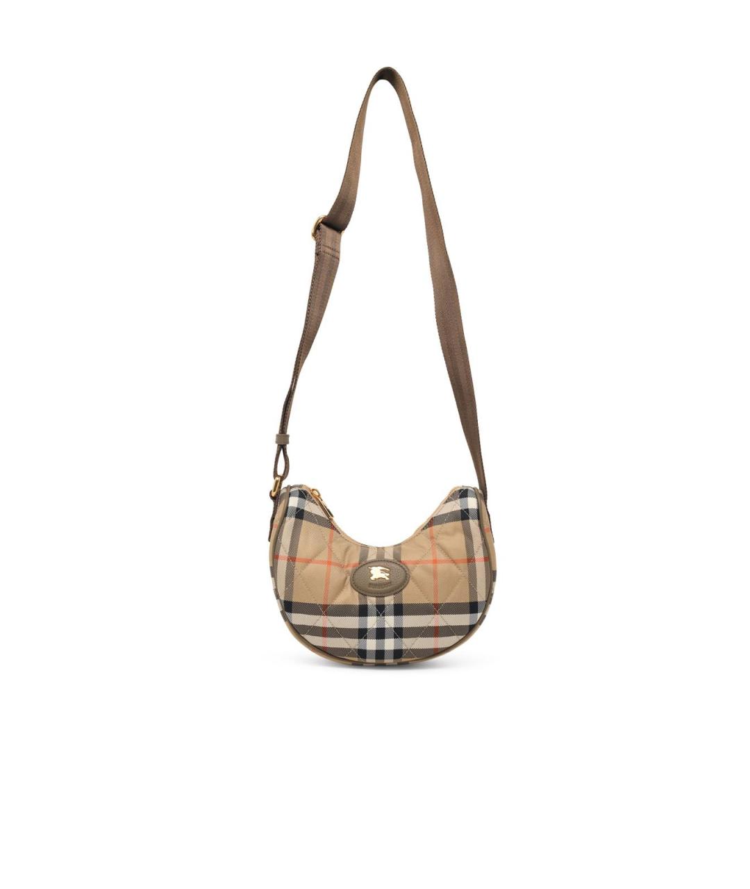 BURBERRY Бежевая синтетическая сумка через плечо, фото 1