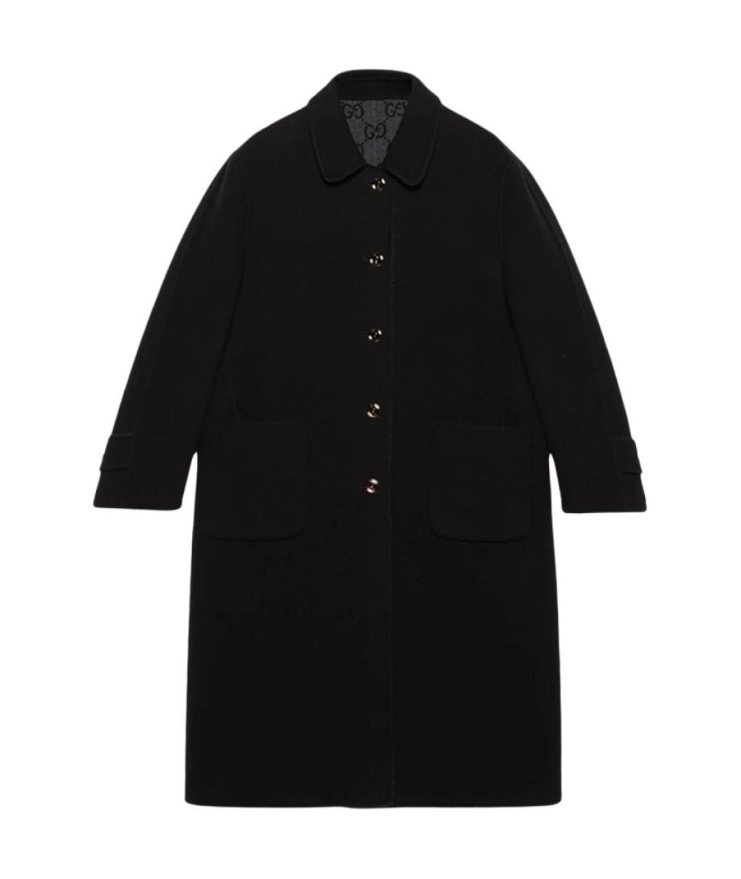 GUCCI Черное пальто, фото 2