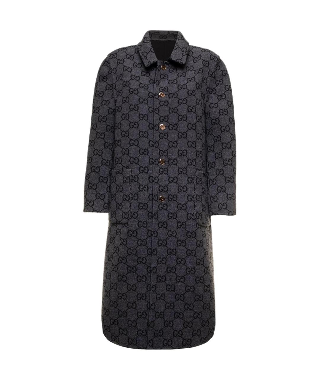 GUCCI Черное пальто, фото 1