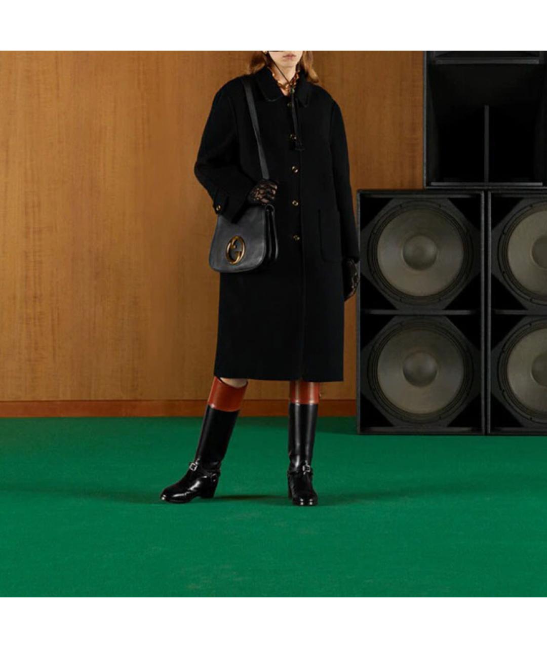 GUCCI Черное пальто, фото 3