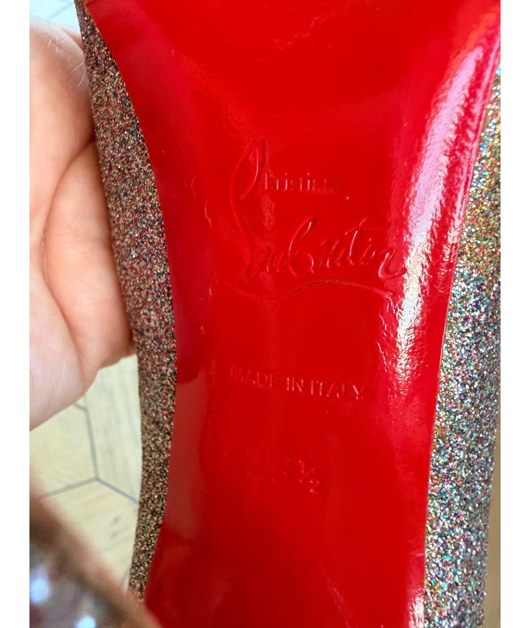 CHRISTIAN LOUBOUTIN Мульти туфли, фото 7