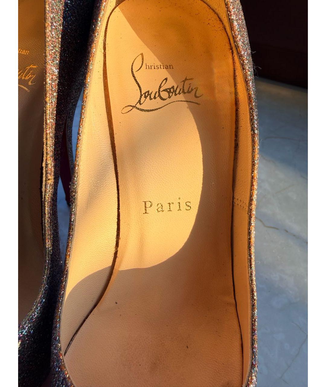 CHRISTIAN LOUBOUTIN Мульти туфли, фото 4
