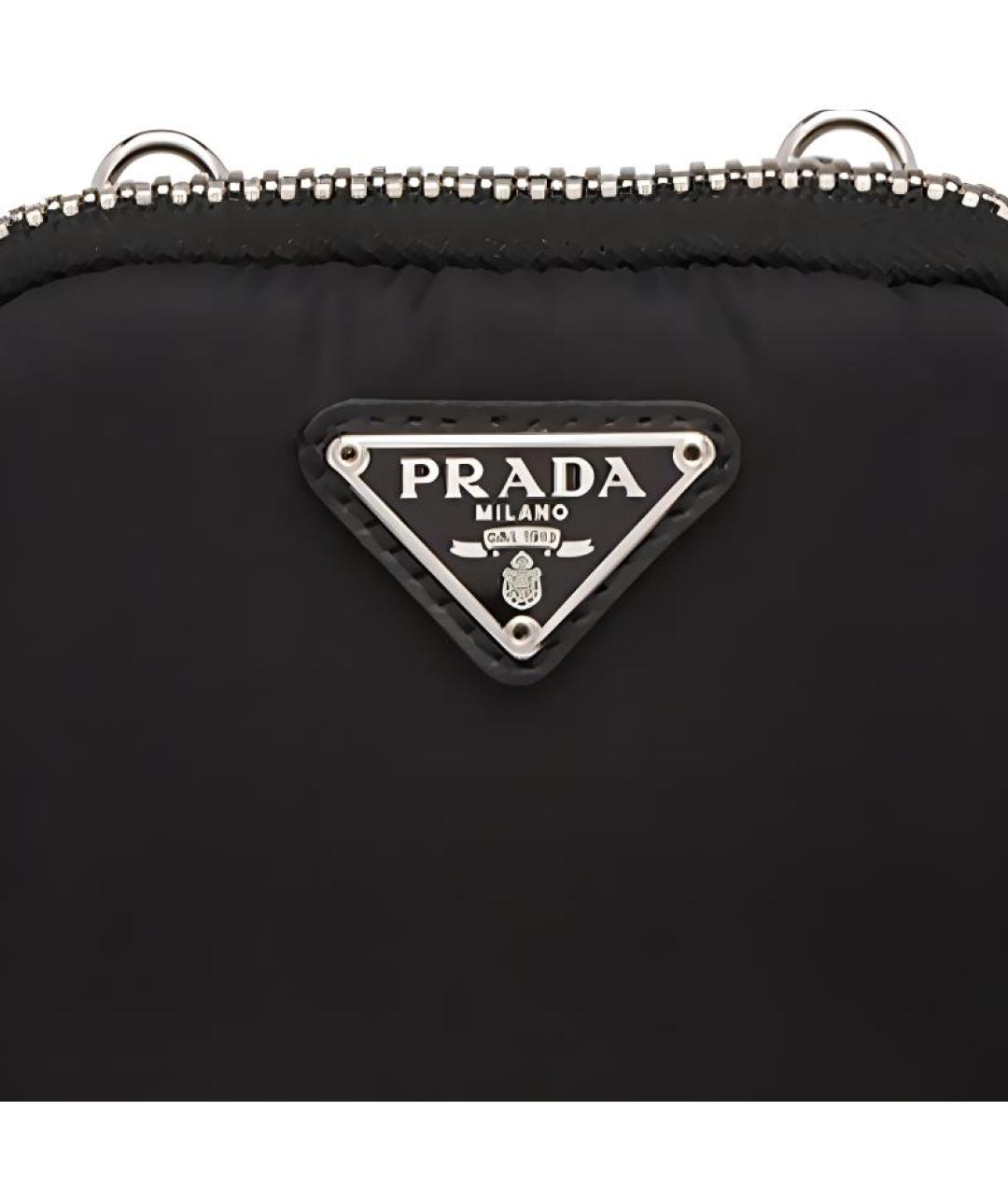 PRADA Черная нейлоновая сумка через плечо, фото 3