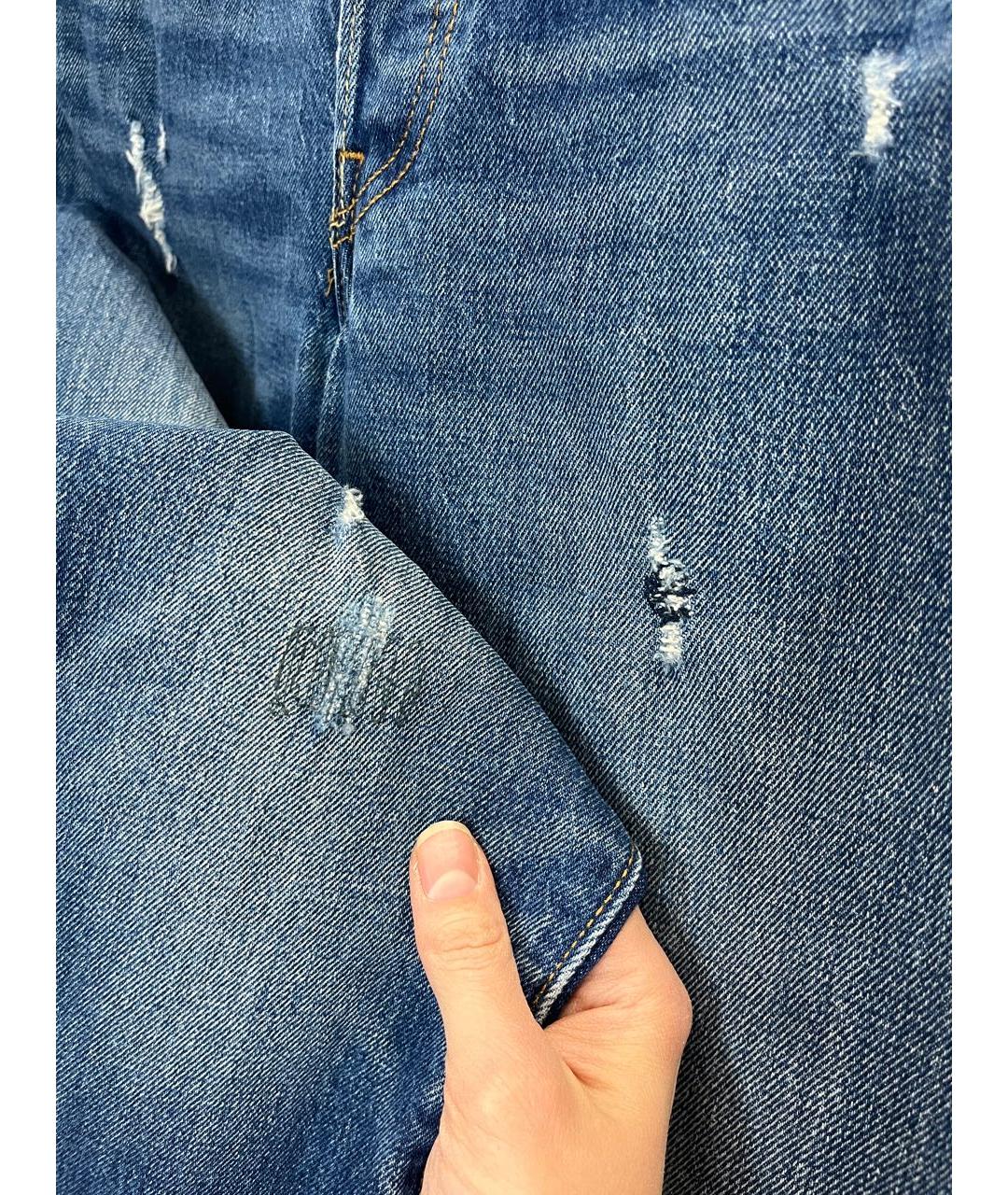 LEVI'S Синие хлопко-эластановые джинсы слим, фото 3