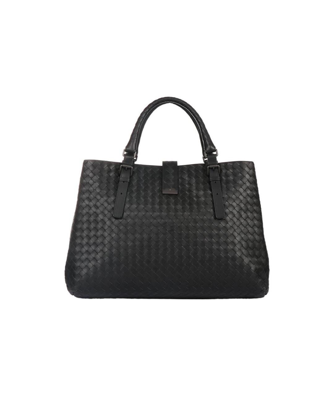 BOTTEGA VENETA Черная кожаная сумка через плечо, фото 3