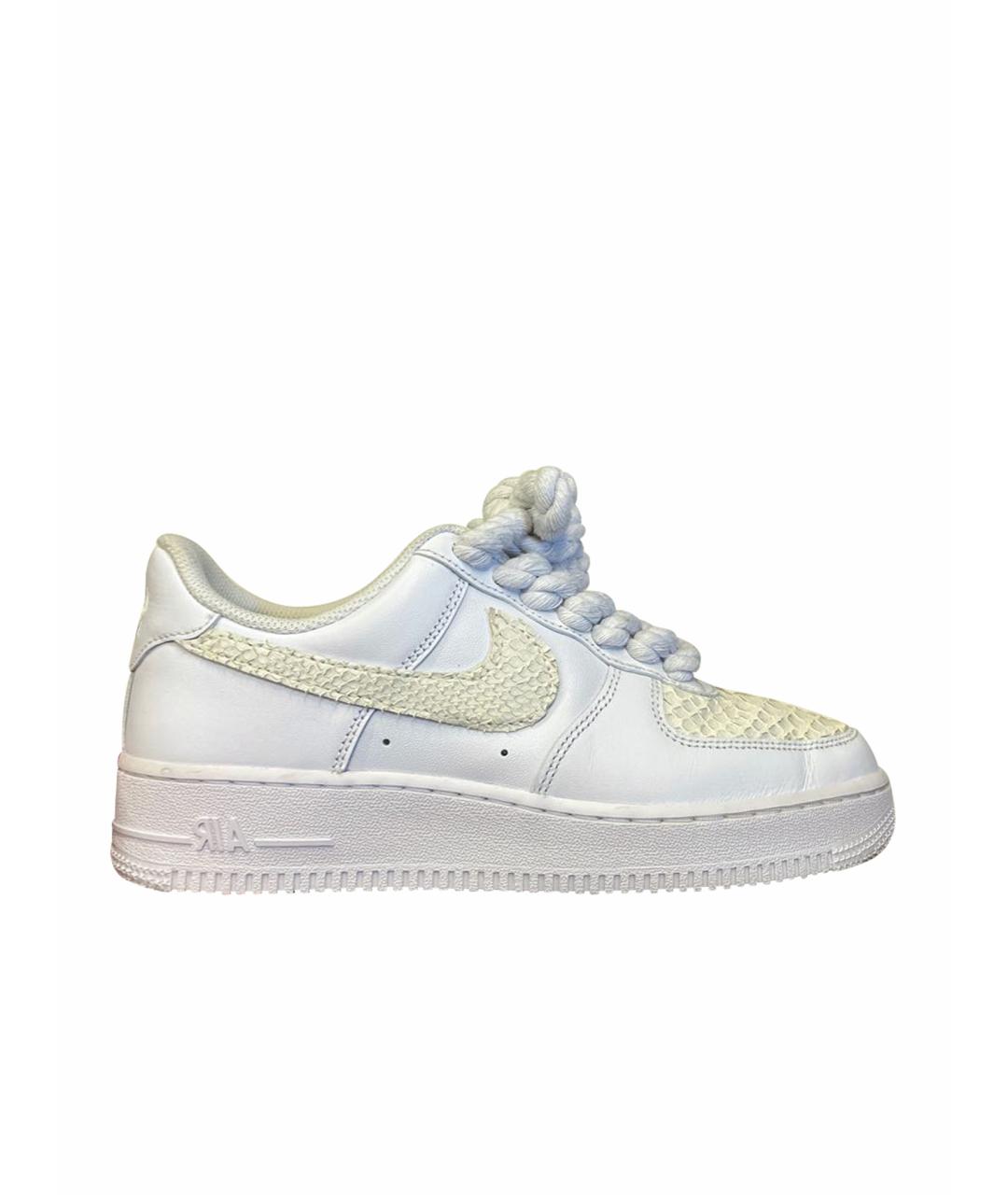 NIKE Белые кожаные кроссовки, фото 1