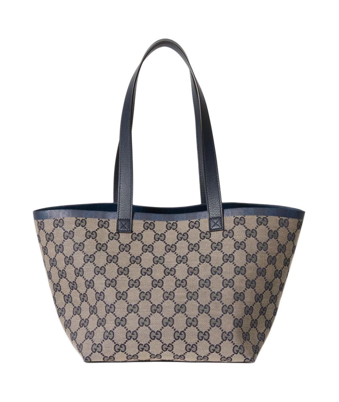 GUCCI Бежевая канва сумка через плечо, фото 1