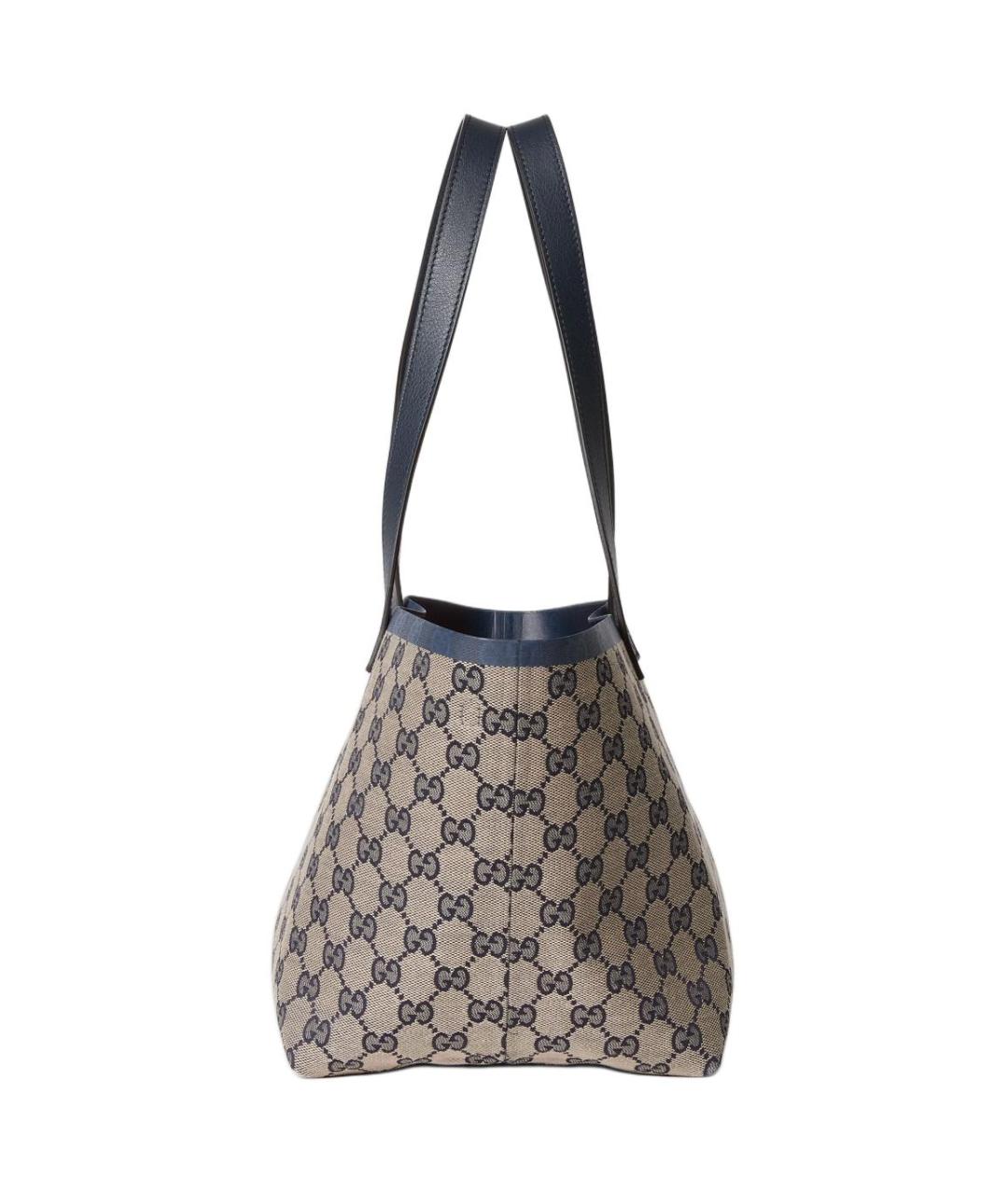 GUCCI Бежевая канва сумка через плечо, фото 3