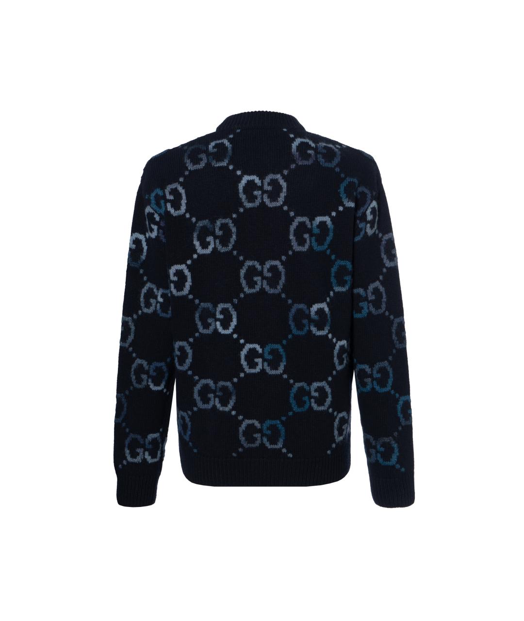 GUCCI Темно-синий кардиган, фото 2