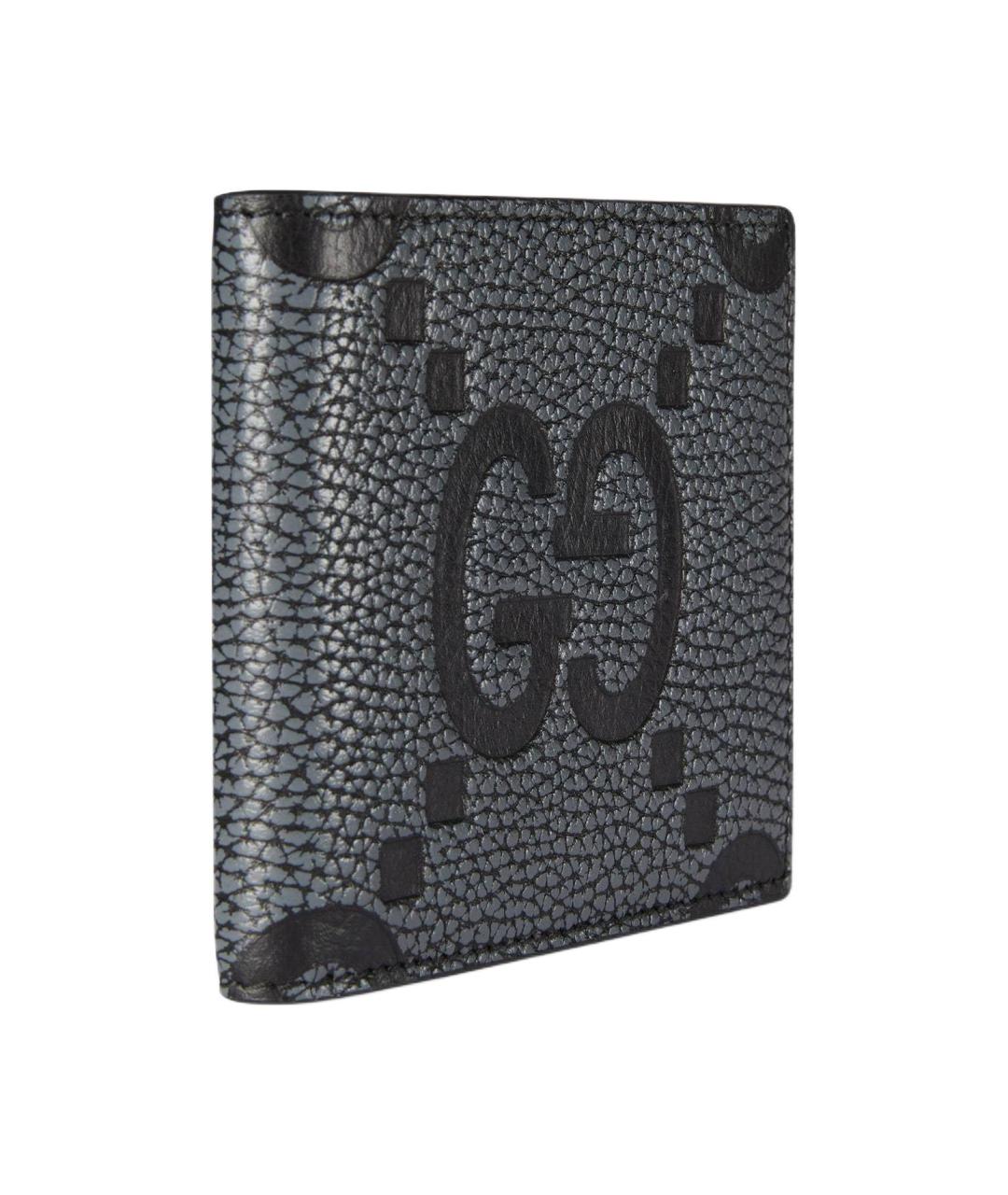 GUCCI Черный кожаный кошелек, фото 2